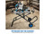 Evolution 133-0001 S355MCS Mitre Chop Saw Wheeled Stand with Powerlift Assist – view 2