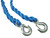 Faithfull FAIAUTR2TON Tow Rope 4m Metal Hooks 2 Tonne – view 1