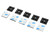 Faithfull FAICTMP28 Cable Tie Mount Pad (10) Black 28 x 28mm
