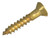 ForgeFix FPRAH584BR Wood Screw Slotted Raised Head Solid Brass 5/8in x 4 ForgePack 40 – view 2