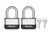 Master Lock PK15EURTLF Elite™ Laminated 67mm Padlock - 38mm Shackle (Pack of 2) – view 3