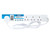 Status International® S6W2MS12 Extension Lead 240V 6-Gang 13A White 2m