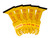 Starrett KSO-00B44-5 Flat-sided Bi-metal Oscillating Blade 55 x 44mm x 18 TPI Pack of 5