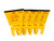 Starrett KSO-00C69-5 Flat-sided HCS Oscillating Blade 69 x 42mm x 18 TPI Pack of 5