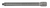 Gedore 1795112 1.2106250KS Spindle a/f 22, G 1/2", 250 mm, with ball point