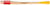 Gedore 2477068 OX E-630 H-2750 Replacement handle, hickory, knob, ROTBAND-PLUS, 900 mm