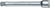 Gedore 1845756 3090 KR-5 Cardan extension 3/8" 125 mm