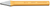 Gedore 8702500 96-250 Cross chisel flat oval, 250x23x13 mm