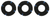 Gedore 3463907 KL-0115-1001 Spare disc set, wheel hub, Ø 75 mm