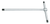 Gedore 1669583 DTT 42 8 Hexagon socket wrench with T-handle 8 mm