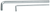 Gedore 1543350 42 EL 5/16AF Offset screwdriver, long, hexagon socket 5/16".