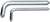 Gedore 6343440 42 Z 7 Offset screwdriver with spigot, hexagon socket 7 mm