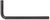Gedore 3301288 R36600617 Offset screwdriver hexagon 6 mm 32x90 mm