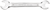 Gedore 3300944 R05101819 Double Open-ended spanner a/f 18x19 mm 222 mm