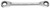 Gedore 2306832 4 R 18X19 double ring ratchet spanner 18x19 mm