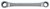Gedore 3300894 R07401213 double ring ratchet spanner straight a/f 12x13 mm