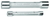 Gedore 6525710 626 14X15 Double ended socket spanner, solid, hexagon 14x15 mm – view 1