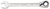 Gedore 2297388 7 UR 22 Combination ratchet spanner, reversible, UD 22 mm