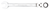 Gedore 3300876 R07300100 Flexible combination ratchet wrench  a/f 10 mm 160 mm
