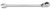Gedore 3301007 R07201190 Combination ratchet spanner reversible with hold function – view 2