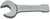 Gedore 6400850 133 55 Open ended slogging spanner 55 mm