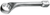 Gedore 1416588 306 G 95 Ring slogging spanner, cranked 95 mm