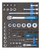 Gedore 2957191 TS CT2-D19-D20 socket wrench assortment 1/4" 1/2" in 2/4 check tool module