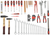 Gedore 3301635 R21650059 Tool set ALLROUND in tool case 59 pieces