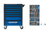 Gedore 3082113 WHL-L7-TS-308 Tool trolley workster highline with 308-piece tool assortment