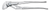 Gedore 1995553 142 12 C Universal Pliers 12", 17-position adjustable, serrated, chrome-plated