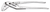 Gedore 6413240 146 10 C Universal pliers 10", 7-way adjustable – view 2