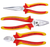 Gedore 1550594 VDE S 8003 H VDE Pliers set with VDE insulating sleeves 3 pieces