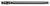 Gedore 2837846 KL-0369-511 A Screw tap with drill tip, M7