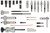 Gedore 3451933 KL-0132-56 KC Glow plug tool kit, universal – view 1