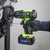 Sealey 2001LEHVCOMBO Trolley Jack & Cordless Impact Wrench Combo - Green