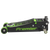Premier 4040AG Low Profile Trolley Jack with Rocket Lift 4 Tonne - Green