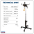 Viking 500TTJ Telescopic Vertical Transmission Jack 600kg