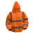 Worksafe 802LO Hi-Vis Orange Jacket with Quilted Lining, Elasticated Waist & Cuffs - Large