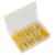 Sealey AB041YT Crimp Terminal Assortment 140pc - Yellow