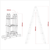 Sealey AFPL2 Aluminium 4-Way Multipurpose Adjustable-Height Ladder - EN 131