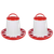 Sealey AFT042 Poultry Feeder 6kg - Pack of 2