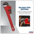Premier AK5102 Cast Steel Pipe Wrench European Pattern 250mm