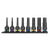 Premier AK56001 Hex Impact Socket Bit Set 1/2"Sq Drive 8pc