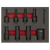 Premier AK5620 Hex Impact Socket Bit Set 3/8"Sq Drive 8pc