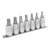Premier AK6232 Ribe Socket Bit Set 3/8"Sq Drive 50mm 7pc