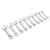 Premier AK633 Stubby Combination Spanner Set 10pc
