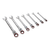 Premier Platinum AK63943 Flexi-Head Ratchet Combination Spanner Set 7pc