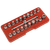 Sealey AK6586 Oil Drain Plug Key Set 3/8"Sq Drive 21pc