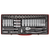 Premier AK692 Metric/Imperial Socket Set 3/8"Sq Drive 45pc