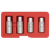 Sealey AK723 Metric Stud Extractor Set 1/2"Sq Drive 4pc